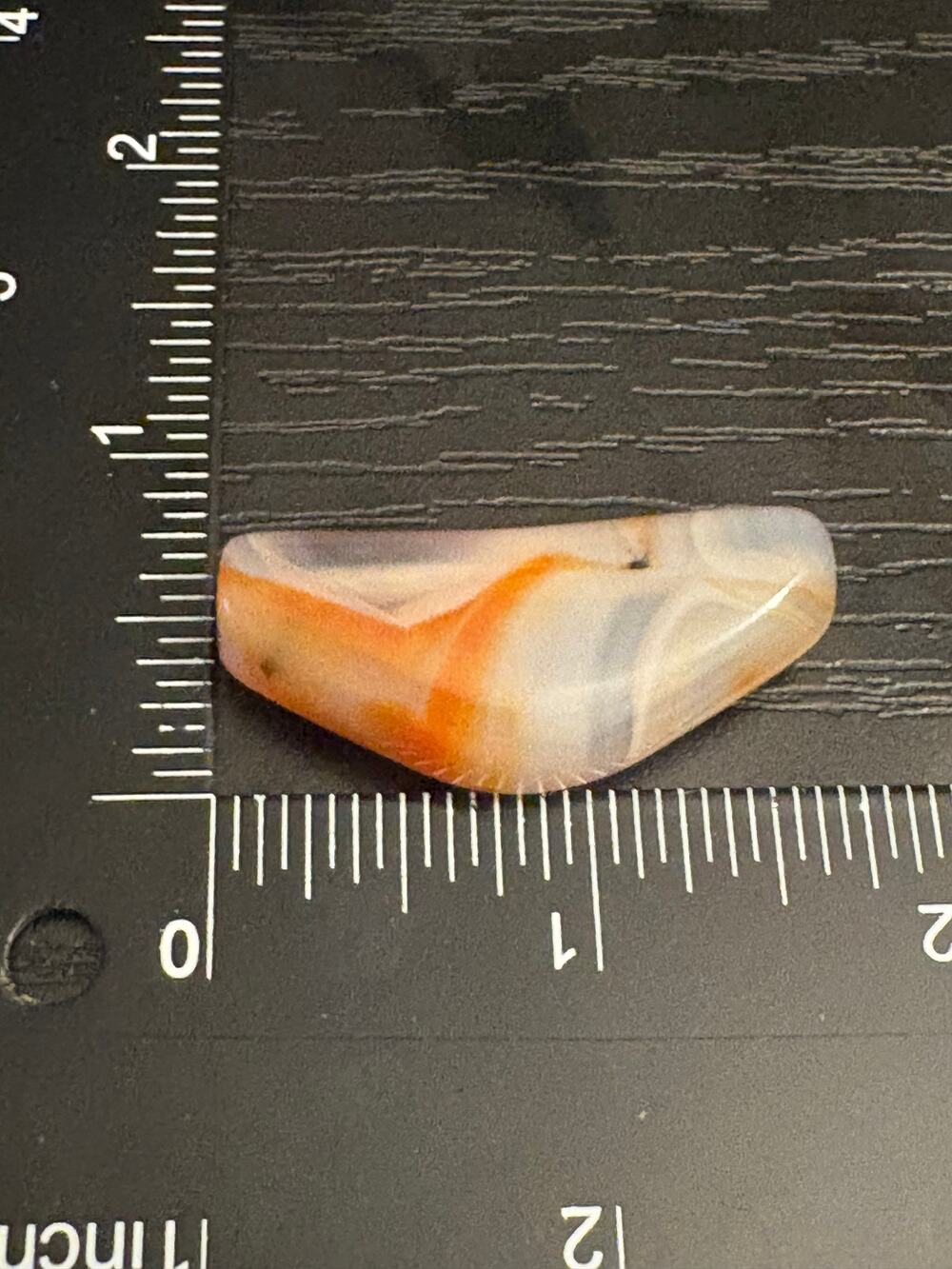 Vintage Genuine Banded Agate Pendant Focal Bead